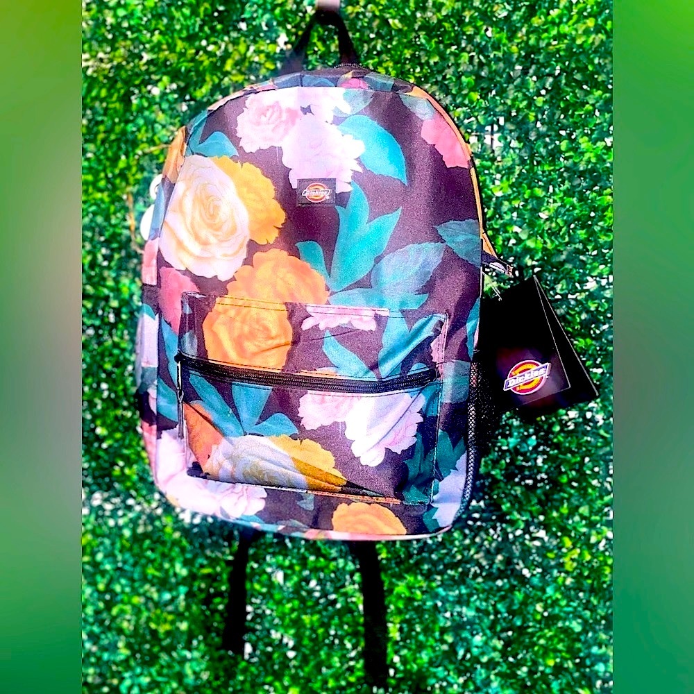 DICKIES🎒🌹Backpack- Roses